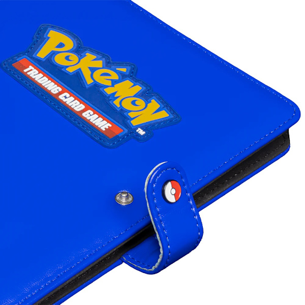 Pokemon Premium Snap Binder 4-Pocket Blå multifärg