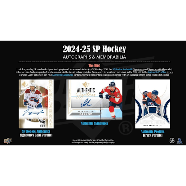 Upper Deck SP 2024-25 Hockey Blaster Box multifärg