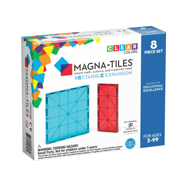 Magna-Tiles Rectangles 8 delar multifärg