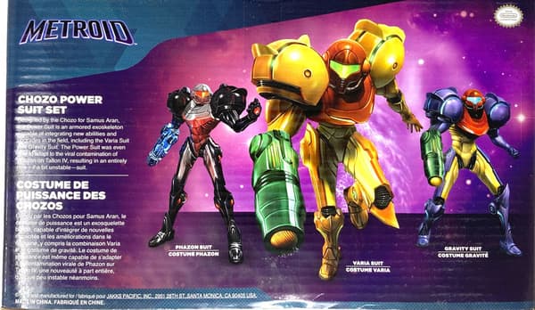 Metroid Chozo Power Suit Set Figurer multifärg