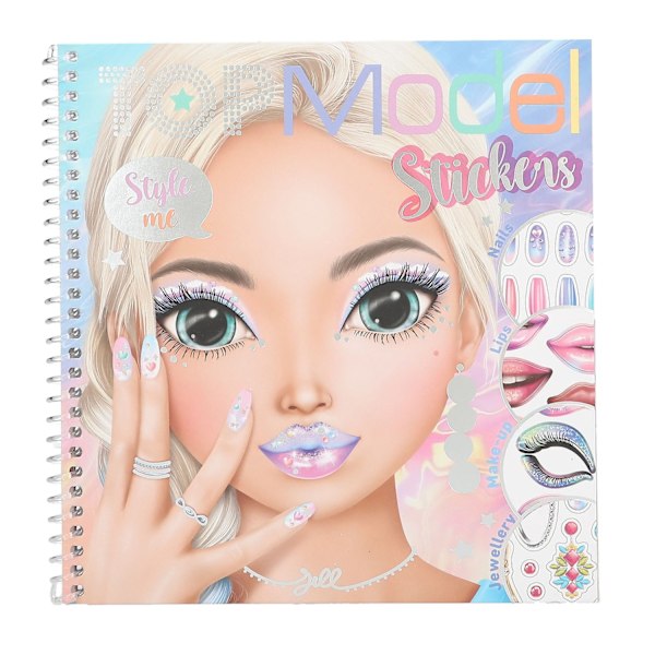 TOPModel Style me Face Stickersbok multifärg