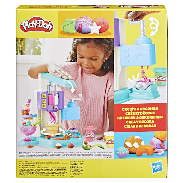 Play-Doh Rainbow Swirl Glassmaskin Lekset multifärg