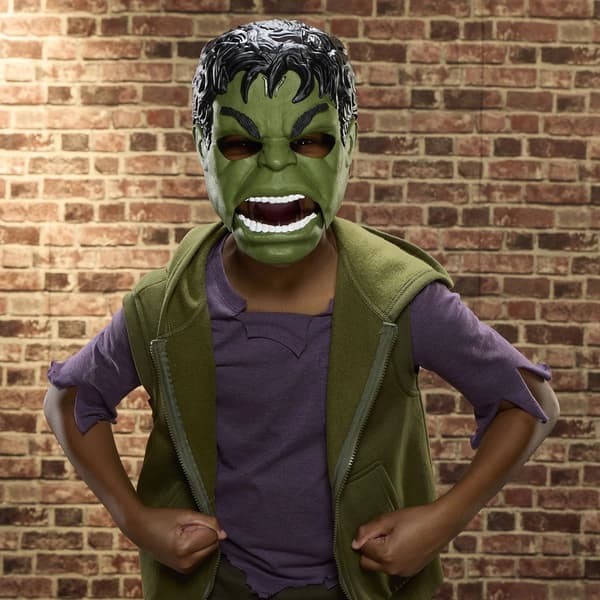 Spiderman Savage Hulk Mask med ljud multifärg