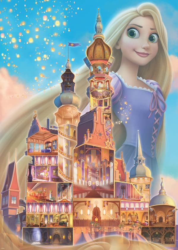 Ravensburger Disney Rapunzel Castle Collection Pussel 1000 bitar multifärg