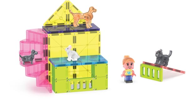 Magna-Tiles Pet Playhouse 50 delar multifärg