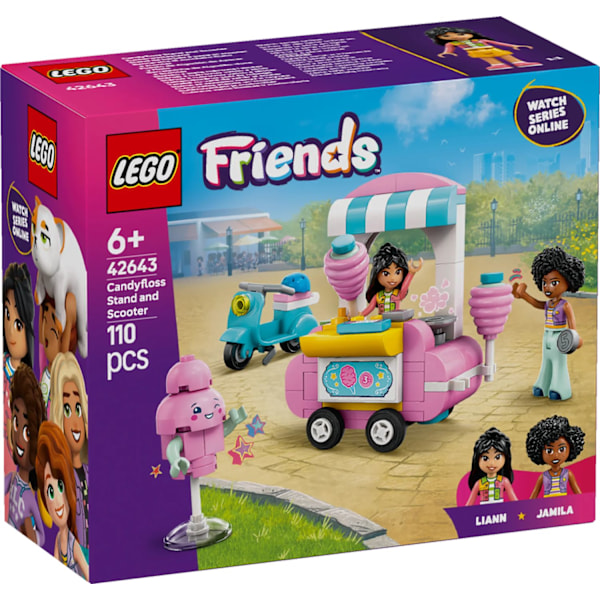 LEGO® Friends Sockervaddsstånd och vespa 42643