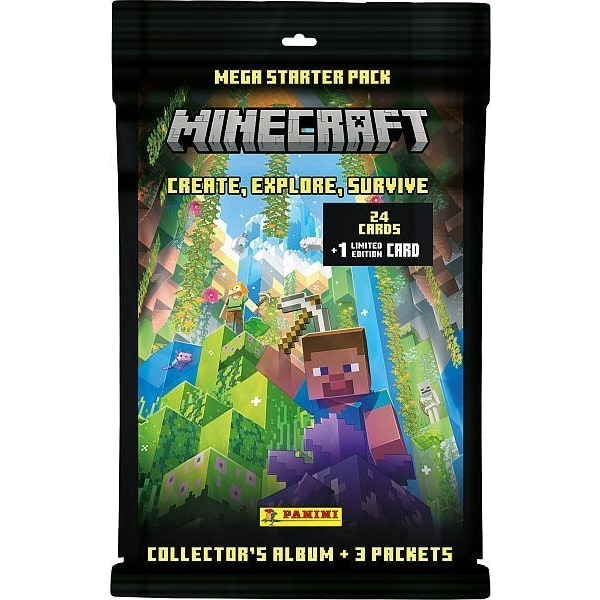 Minecraft Samlarbilder Starter Pack 2023 multifärg