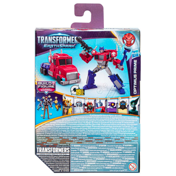 Transformers Earthspark Deluxe Class Optimus Prime multifärg