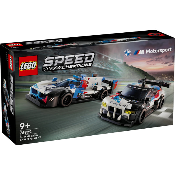 LEGO® Speed Champions BMW M4 GT3 och BMW M Hybrid V8 racerbilar multifärg