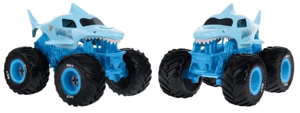 Monster Jam Mechanix 2-pack Megalodon/Grave Digger 1:32 multifärg