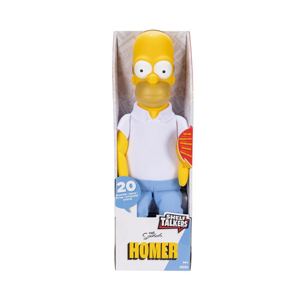 The Simpsons Shelf Talkers Homer Talande figur multifärg