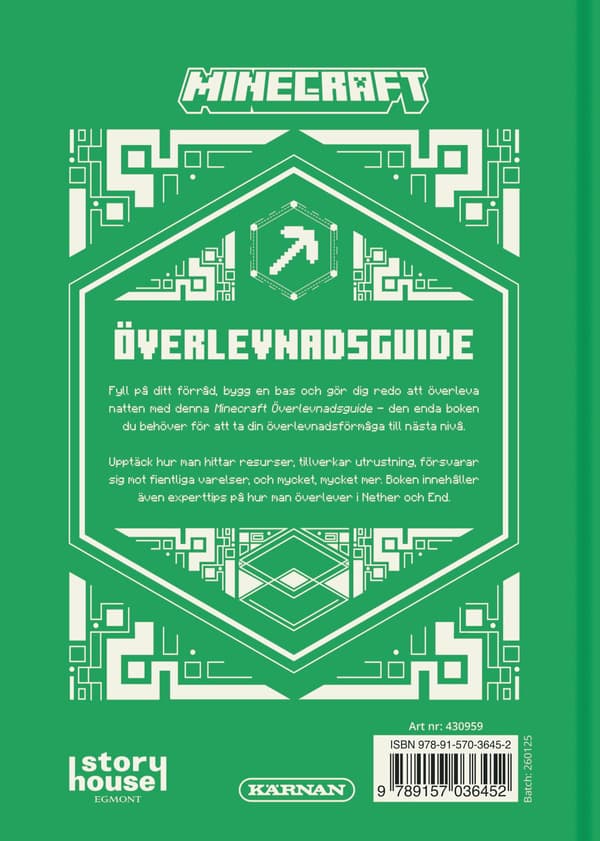 Minecraft Överlevnadsguide multifärg