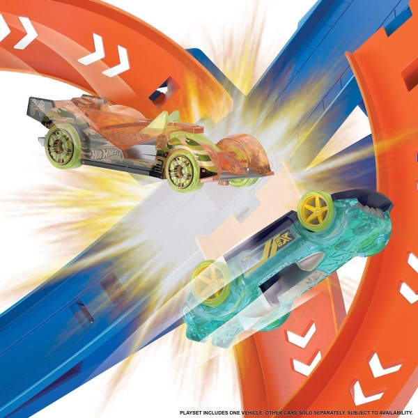 Hot Wheels Action Spiral Speed Crash multifärg