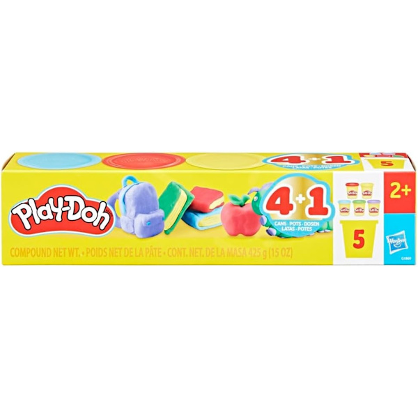 Play-Doh 5-pack lera multifärg