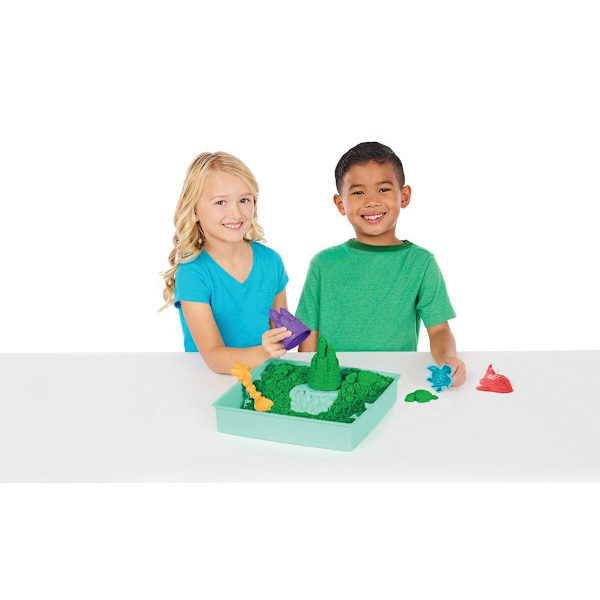 Kinetic Sand Sandbox Set Grön Grön