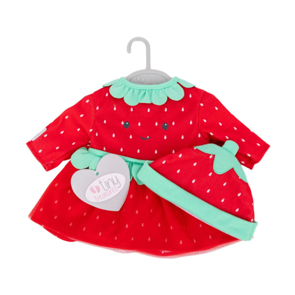 Tiny Treasures Strawberry Cutie Outfit Dockkläder multifärg