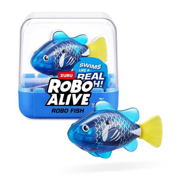 Zuru Robo Alive Robo Fish Blå Blå
