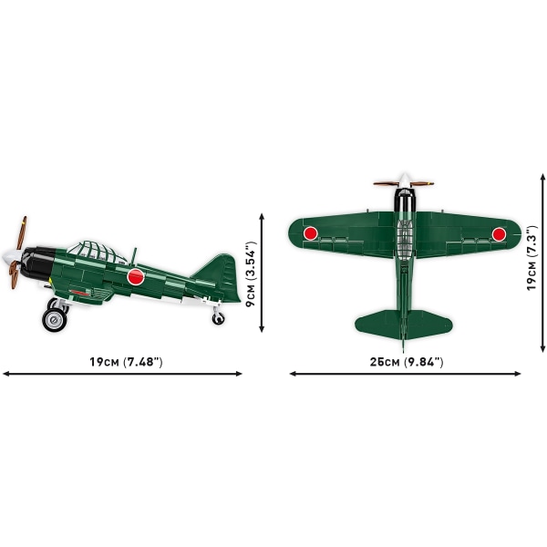 Cobi Mitsubishi A6M2 Zero 1:48 5861 multifärg