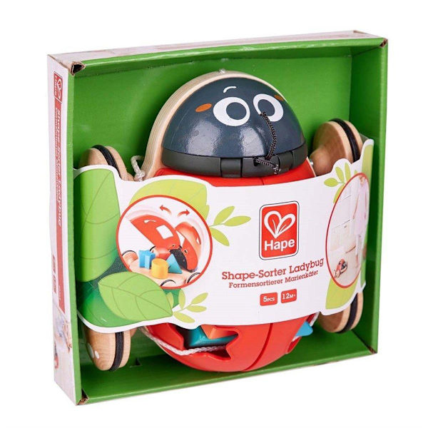 Hape Formsorterare Nyckelpiga multifärg