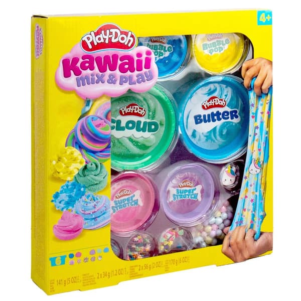Play-Doh Kawaii Mix & Play 6-pack multifärg