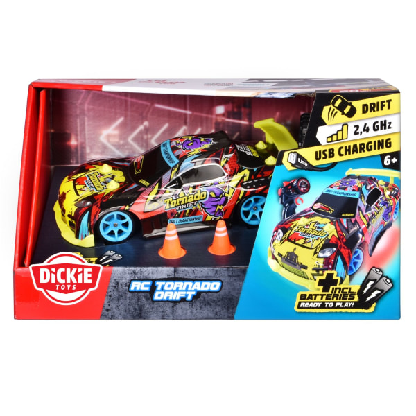 Dickie Toys Tornado Drift Radiostyrd bil multifärg