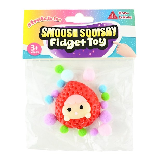 Smoosh Squishy Jordgubbe multifärg