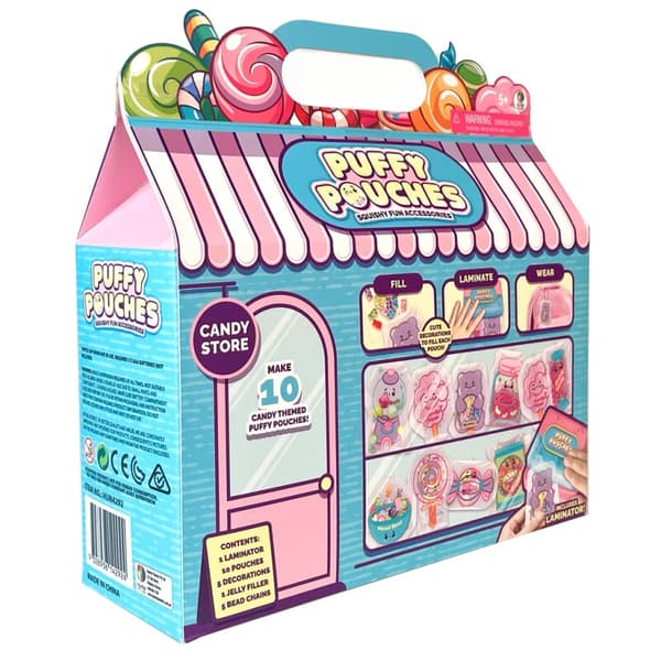 Puffy Pouches Candy Store Blå