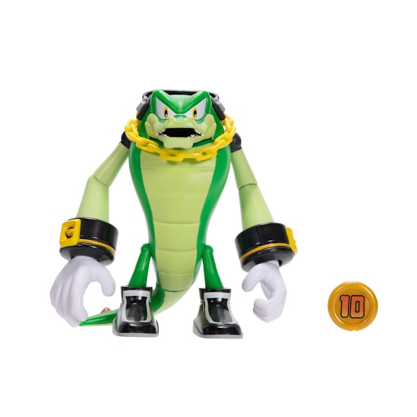 Sonic Figur 10cm Vector with Super Ring multifärg