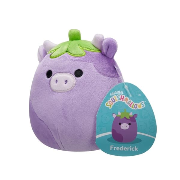 Squishmallows 19cm Frederick Lila Ko multifärg