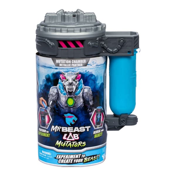 MrBeast Lab Mutator Action Figure Metalic Panther multifärg