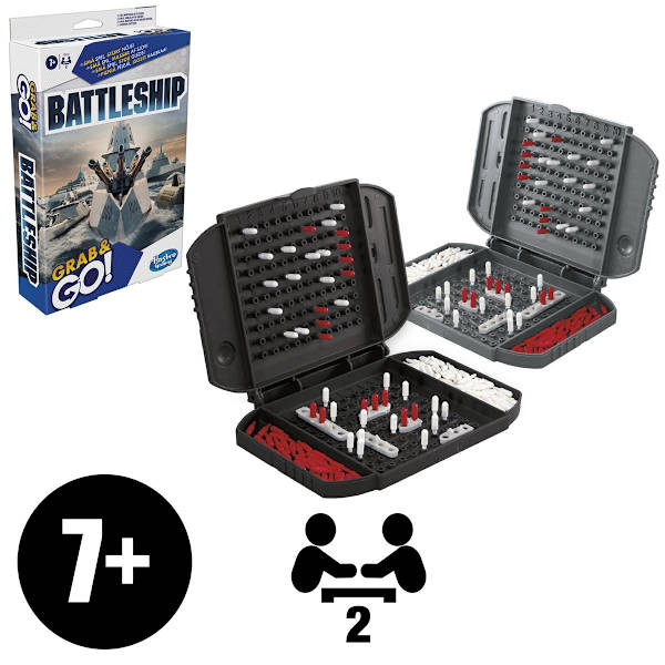 Grab & Go Resespel Battleship multifärg