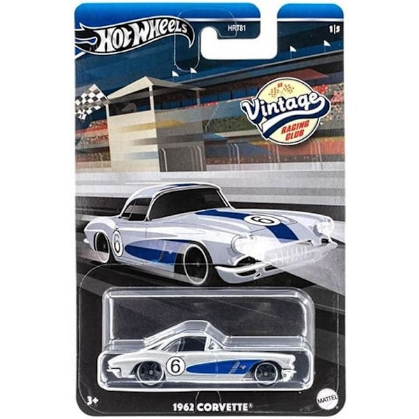 Hot Wheels Vintage 1:64 1962 Corvette