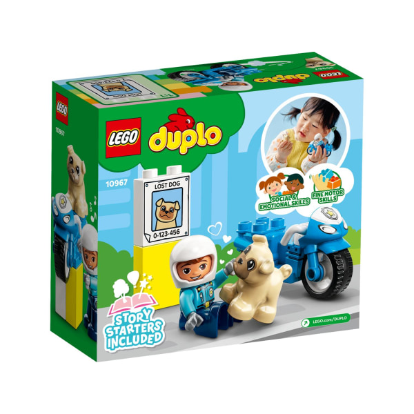 LEGO® Duplo Polismotorcykel 10967 multifärg