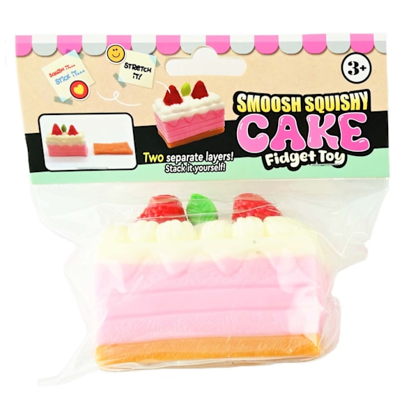Smoosh Squishy Cake Strawberry multifärg