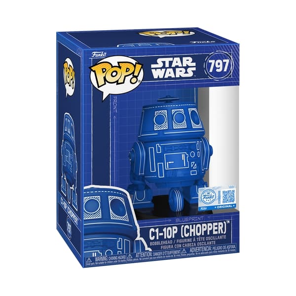 Funko POP! Star Wars Exclusive C1-10P (Chopper) 797 multifärg