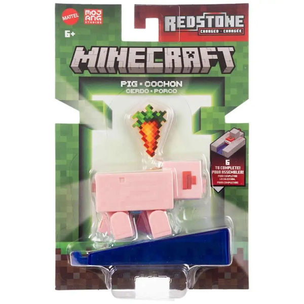 Minecraft Redstone Figur Pig multifärg