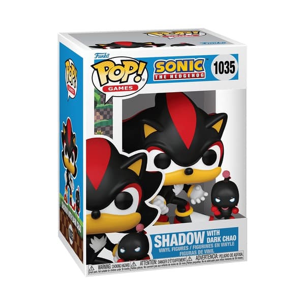 Funko POP! Games Sonic Shadow with dark Chao 1035 multifärg