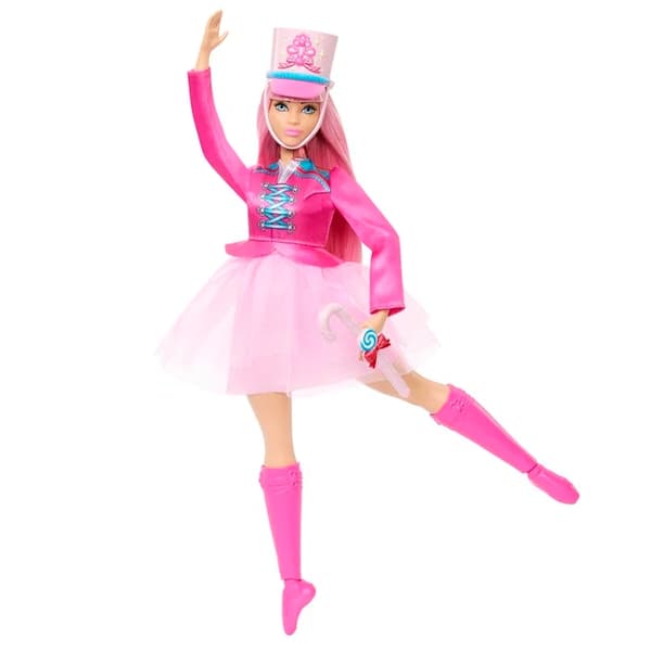 Barbie Nutcracker Ballerina Docka Rosa hår Daisy