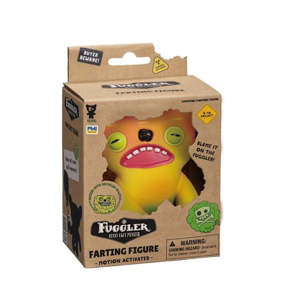 Fuggler Farting Figure Flerfärgad multifärg