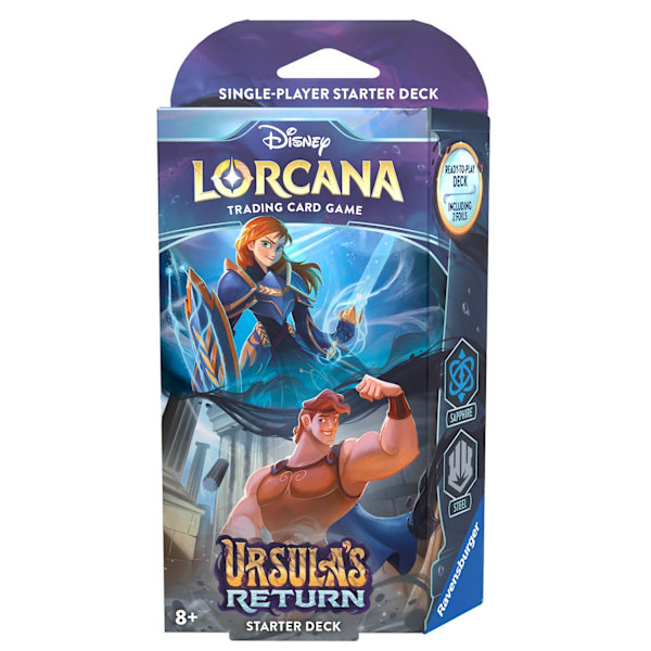 Disney Lorcana Ursula's Return Starter Deck Sapphire & Steel multifärg
