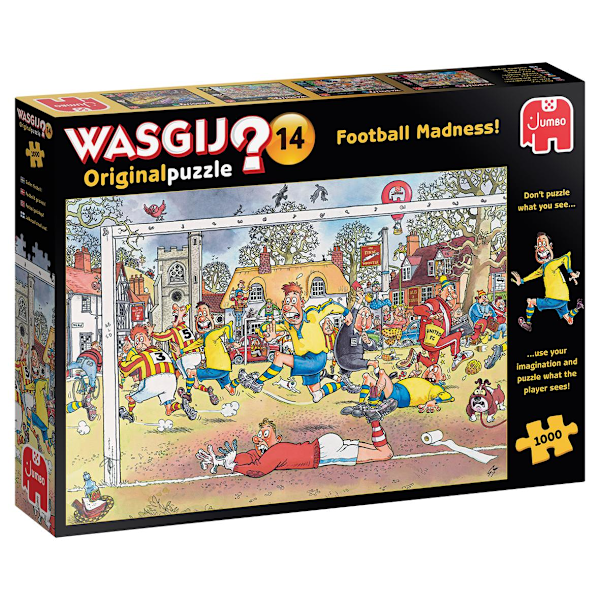 Wasgij Original 14 Football Madness! Pussel 1000 bitar multifärg