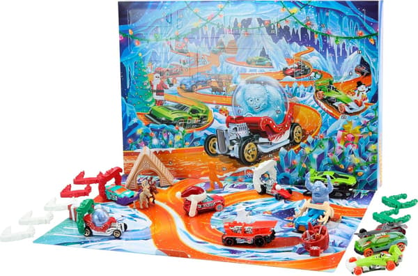 Hot Wheels Adventskalender 2026 multifärg