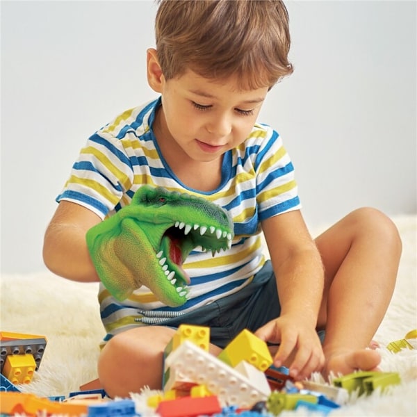 Schylling Dinosaurie Handdocka Brun multifärg