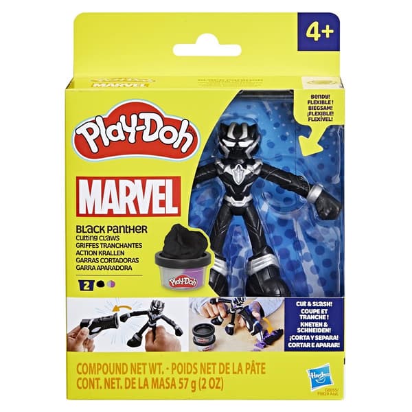 Play-Doh Marvel Black Panther Cutting Claws multifärg