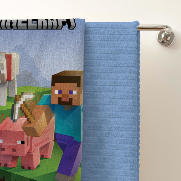 Minecraft Handduk 70x140cm 10009 multifärg