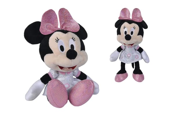 Disney Mimmi Pigg Mjukdjur Glitter 25cm multifärg