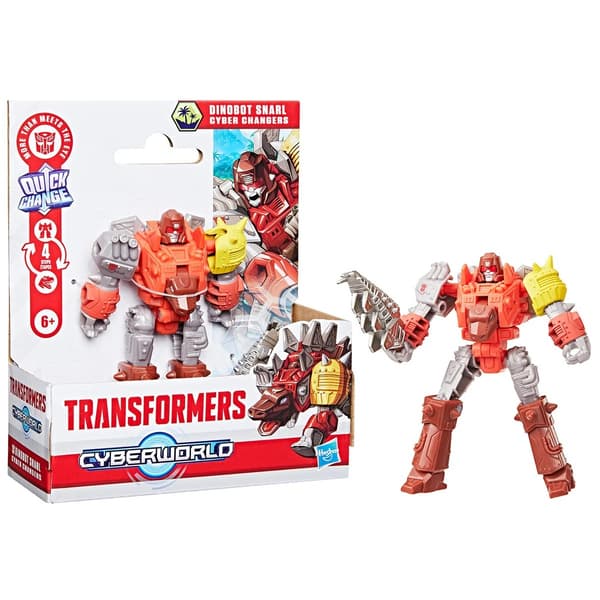 Transformers Cyberworld Cyber Changer Dinobot Snarl multifärg