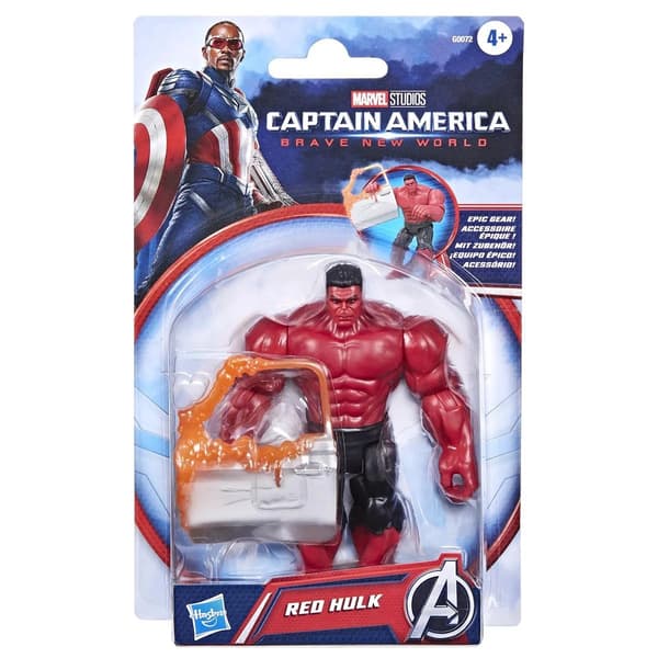 Marvel Captain America Red Hulk Figur 10cm multifärg
