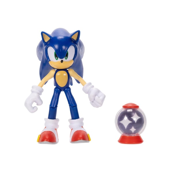 Sonic Figur 10cm Sonic (Modern) with Invincible Item Box multifärg