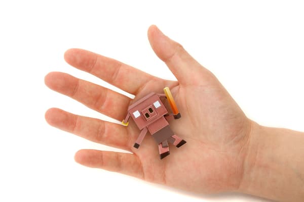 Minecraft Legends Metallfigur 1-pack 2,5” Piglin Blaze Runt multifärg